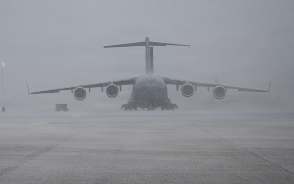 Rain or shine, operations at Team Hickam continue