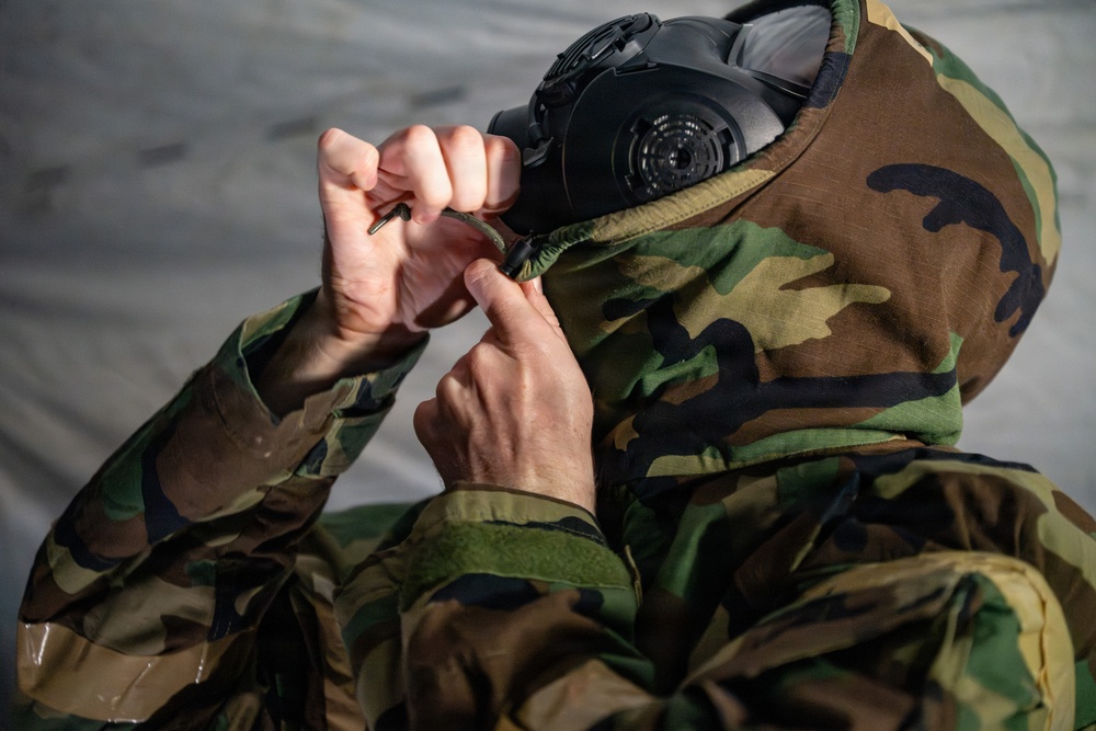 Airmen execute expeditionary medical and CBRN training during Scorpion Lens 2026