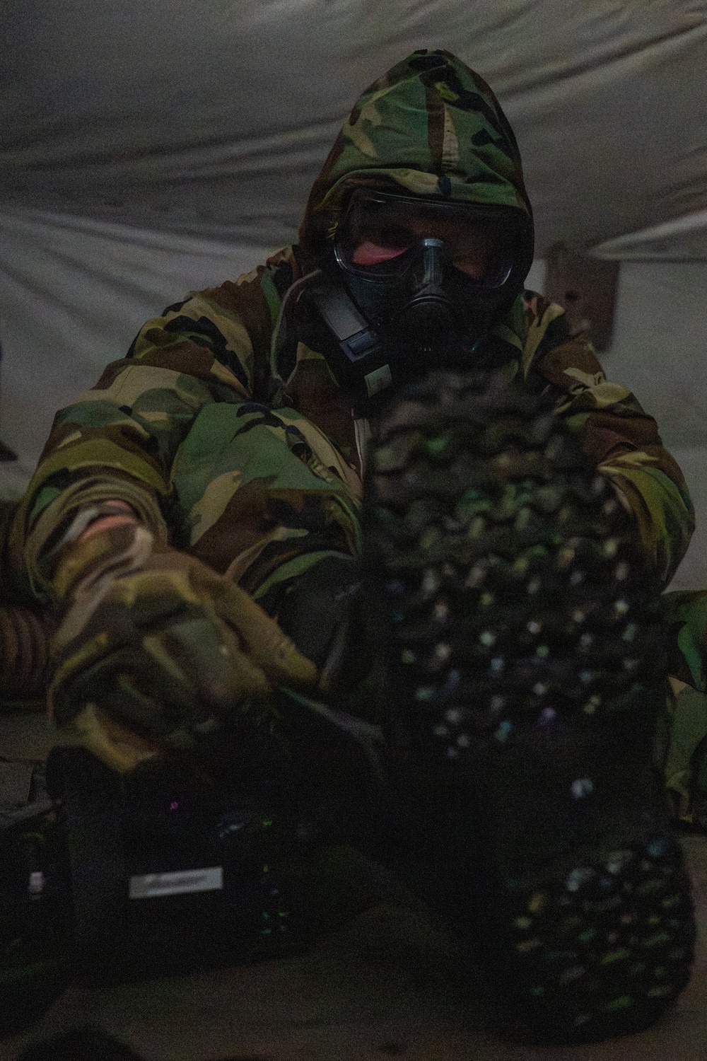 Airmen execute expeditionary medical and CBRN training during Scorpion Lens 2026