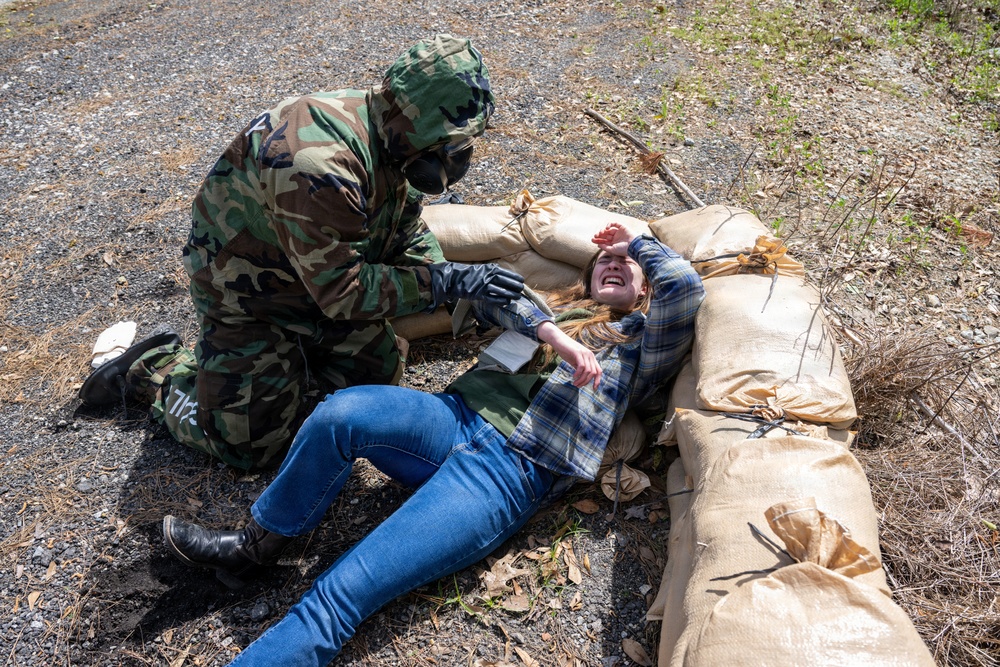 Airmen execute expeditionary medical and CBRN training during Scorpion Lens 2026