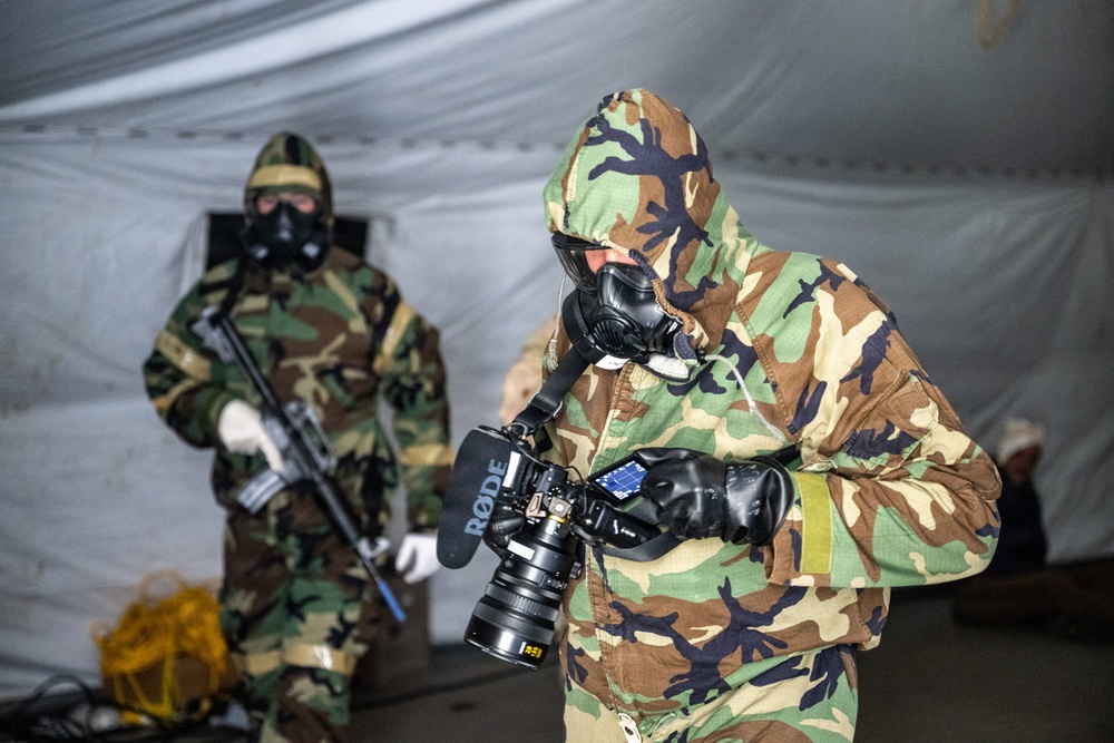 Airmen execute expeditionary medical and CBRN training during Scorpion Lens 2026