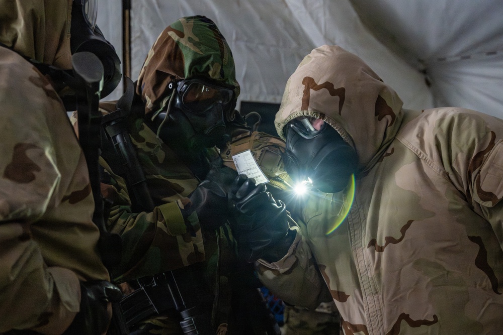 Airmen execute expeditionary medical and CBRN training during Scorpion Lens 2026