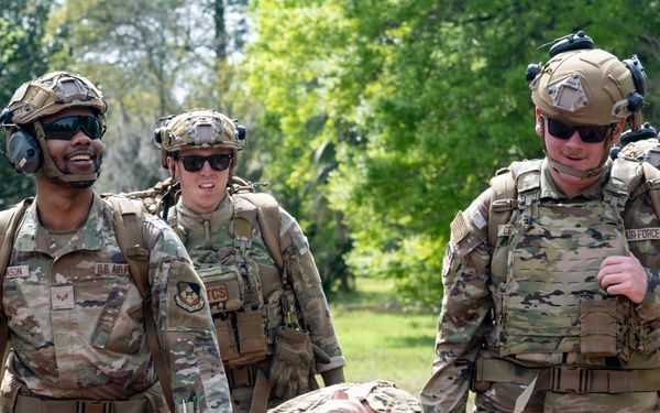 Airmen execute expeditionary medical and CBRN training during Scorpion Lens 2026