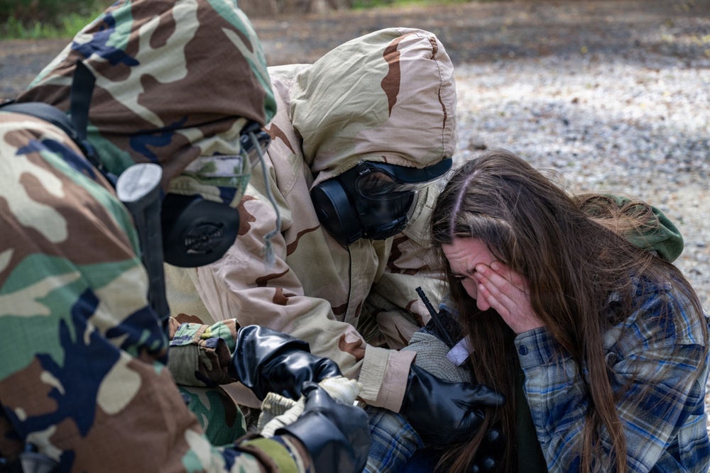 Airmen execute expeditionary medical and CBRN training during Scorpion Lens 2026