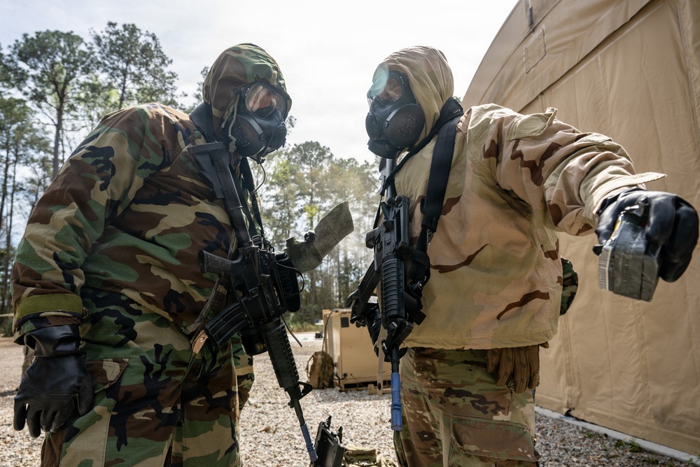 Airmen execute expeditionary medical and CBRN training during Scorpion Lens 2026