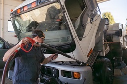 Keeping the mission moving:124th Vehicle Maintenance at work