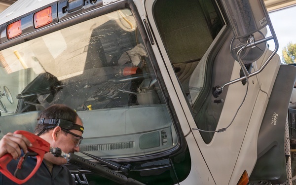 Keeping the mission moving:124th Vehicle Maintenance at work