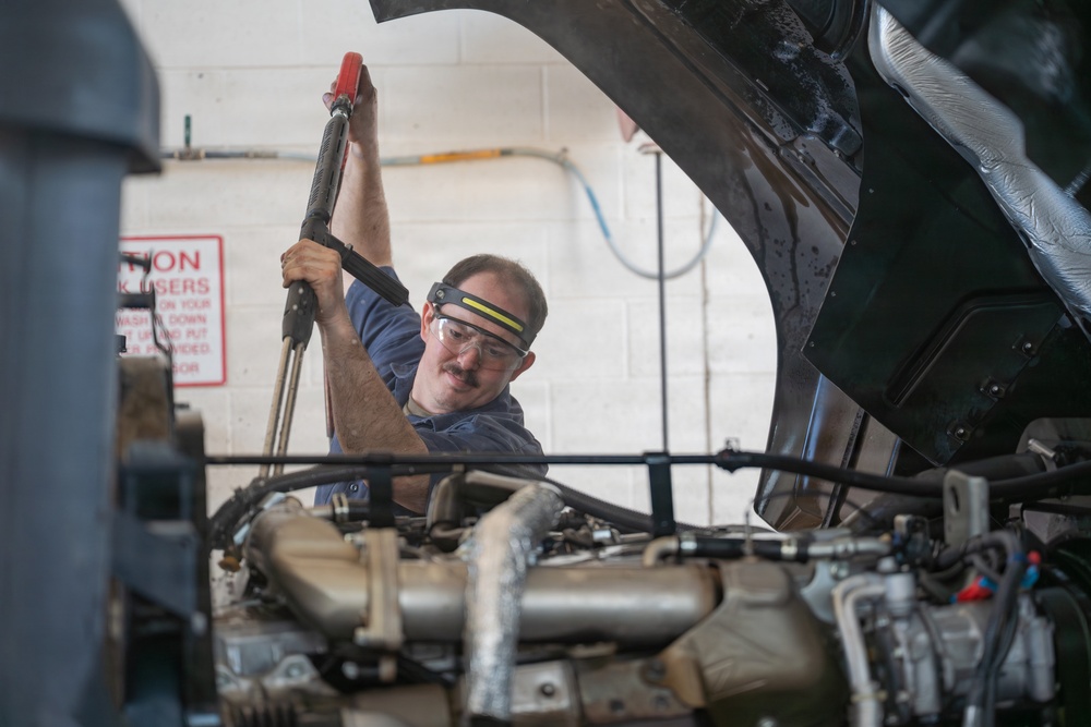 Keeping the mission moving:124th Vehicle Maintenance at work