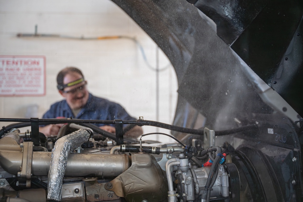 Keeping the mission moving:124th Vehicle Maintenance at work