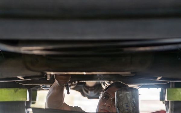 Keeping the mission moving:124th Vehicle Maintenance at work