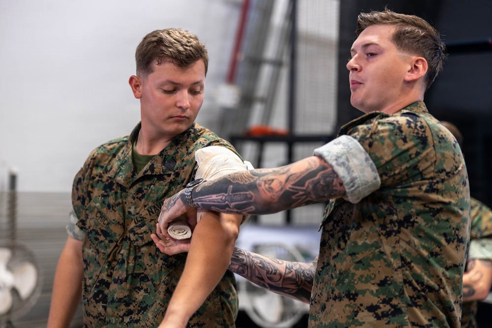 CLB-7 Marines Execute TCCC Training