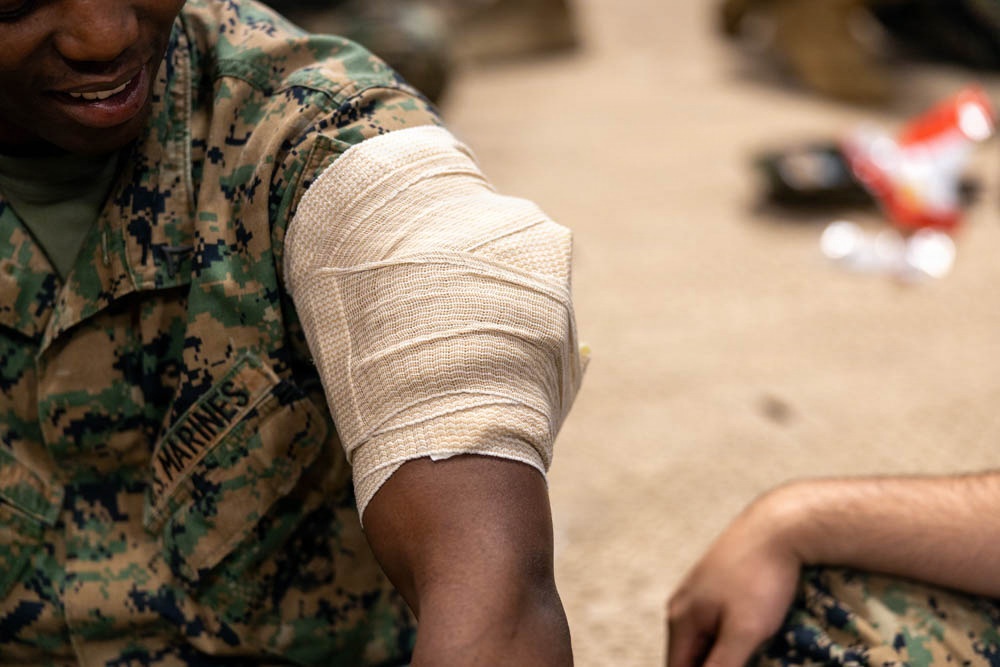 CLB-7 Marines Execute TCCC Training