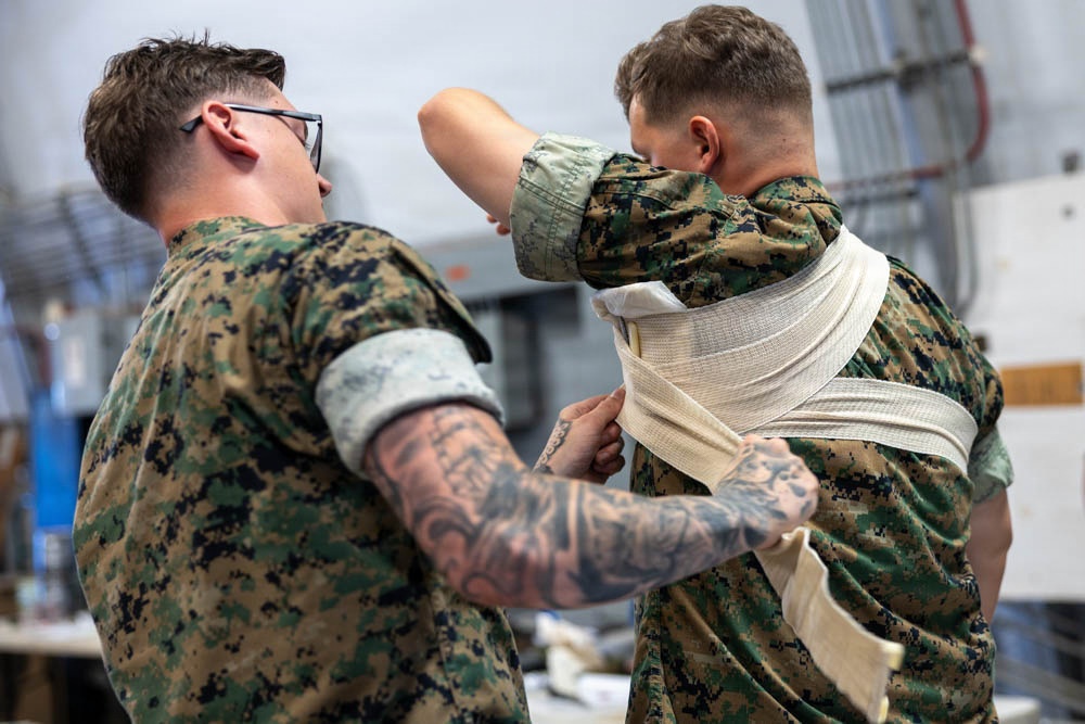 CLB-7 Marines Execute TCCC Training
