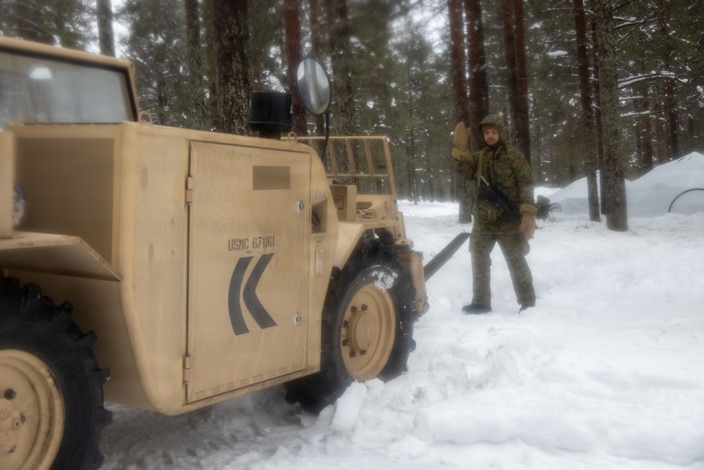 CORE26 | Logistics Marines provide Forward Base Camp to Support Infantry Marines during Arctic exercise