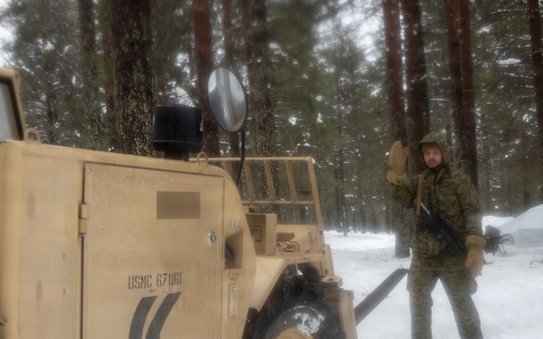 CORE26 | Logistics Marines provide Forward Base Camp to Support Infantry Marines during Arctic exercise