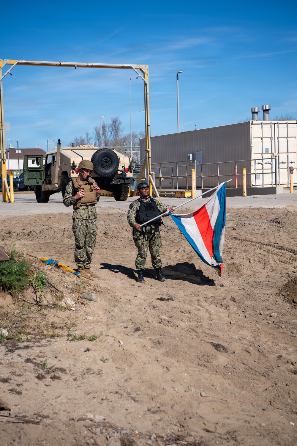 U.S. Navy Reservist support ACB-1