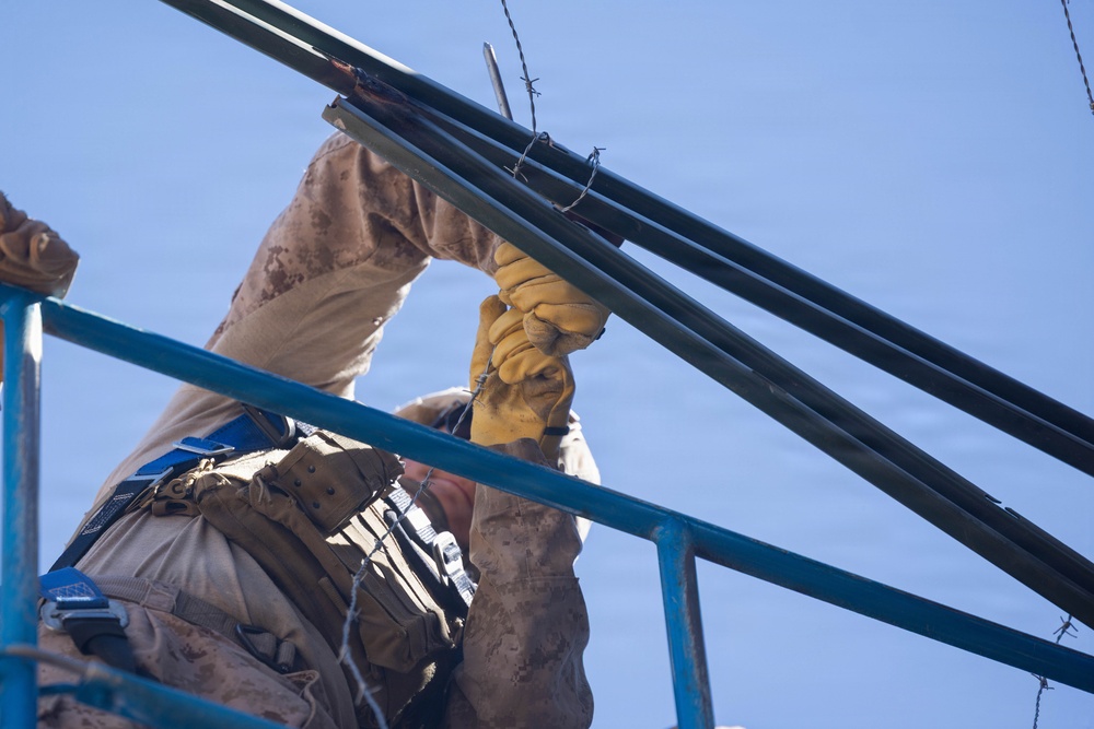 Marines with JTF-SB conduct border reinforcement