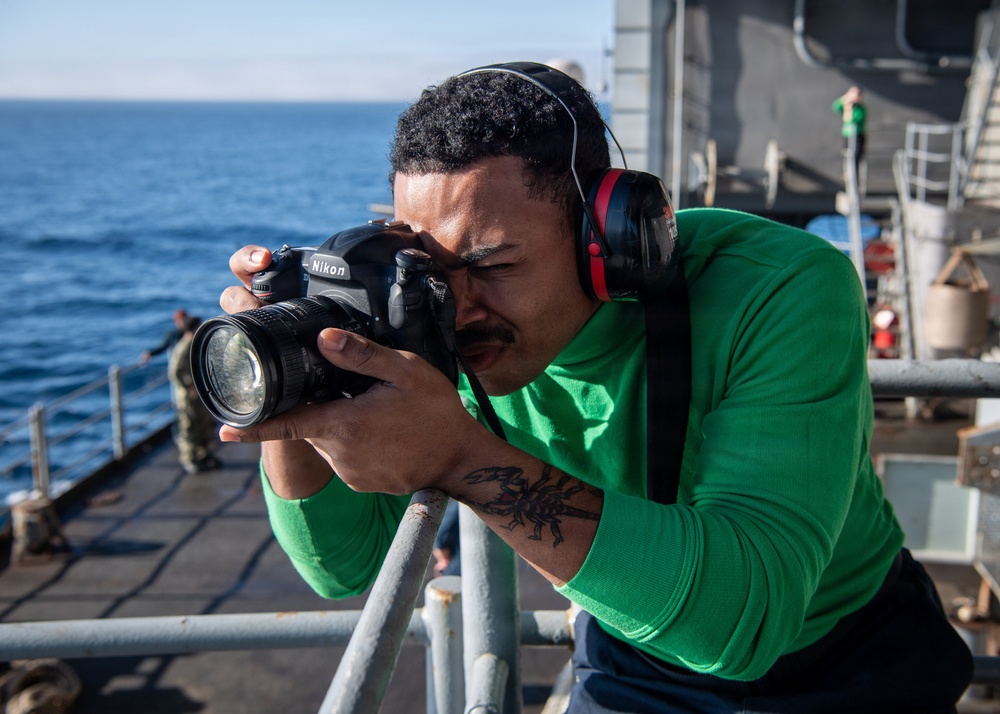 USS Nimitz Conducts Live-Fire Weapons Exercise