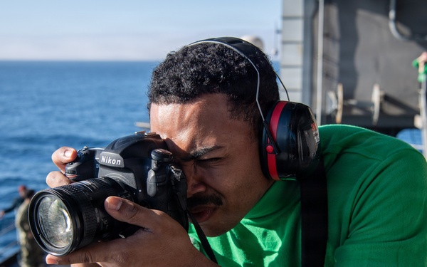 USS Nimitz Conducts Live-Fire Weapons Exercise