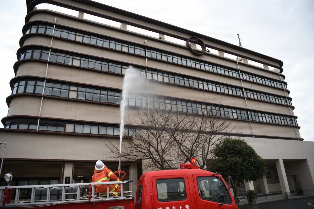 U.S. Army, Japan Ground Self-Defense Force firefighters strengthen interoperability during joint fire drill
