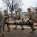 Military Intelligence Soldiers Partner with Garrison Firefighters During Simulated Mass Casualty Exercise