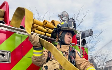 U.S. Army, Japan Ground Self-Defense Force firefighters strengthen interoperability during joint fire drill