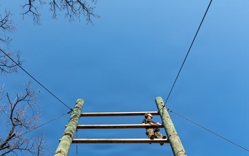 U.S. Marines with 3/12 Conduct Air Assault Confidence Course