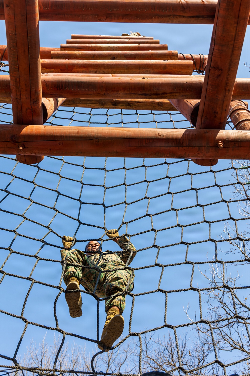 U.S. Marines with 3/12 Conduct Air Assault Confidence Course