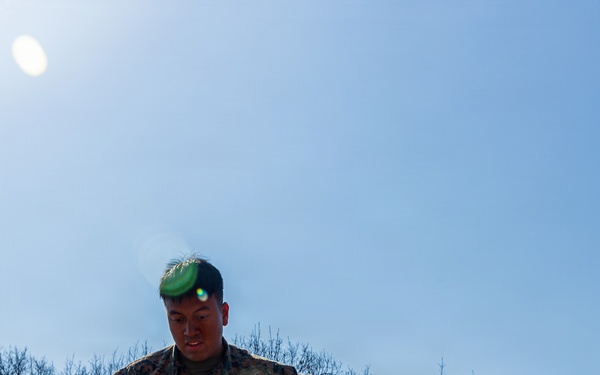 U.S. Marines with 3/12 Conduct Air Assault Confidence Course