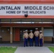 Camp Blaz Marines Judge Untalan Middle School's Science Fair