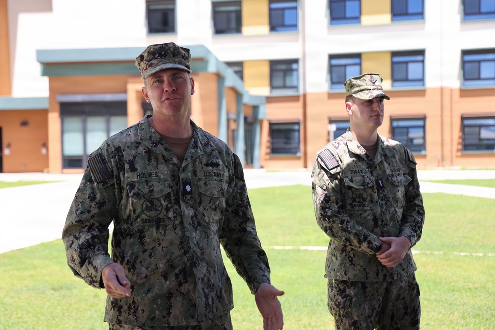 NAVFAC Marianas FEAD MCBCB Director Alex Truax Promotion to LT