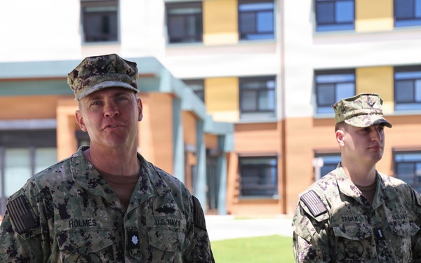 NAVFAC Marianas FEAD MCBCB Director Alex Truax Promotion to LT