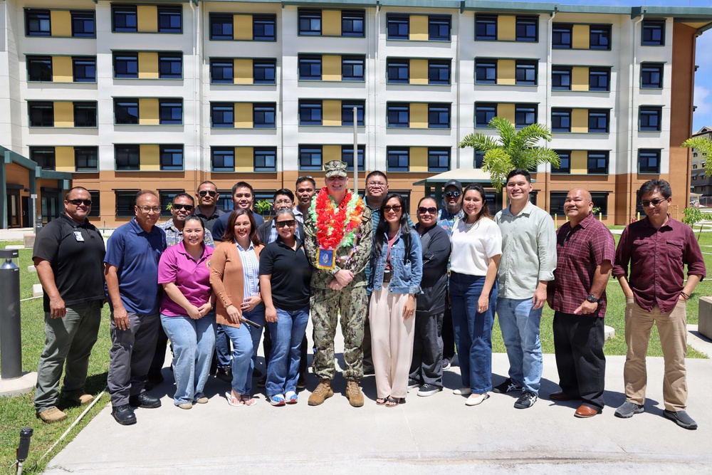 NAVFAC Marianas FEAD MCBCB Director Alex Truax Promotion to LT