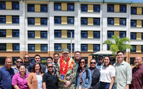 NAVFAC Marianas FEAD MCBCB Director Alex Truax Promotion to LT