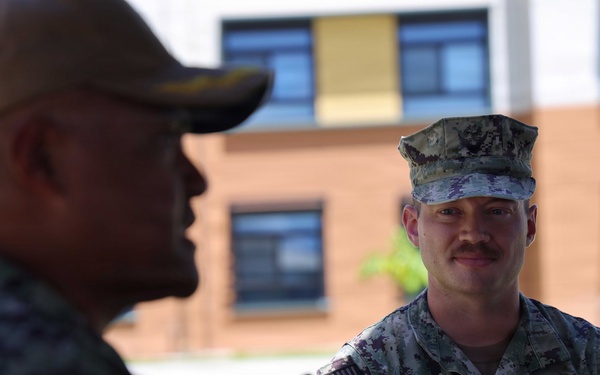 NAVFAC Marianas CME Joshua Hocker promotion to LT