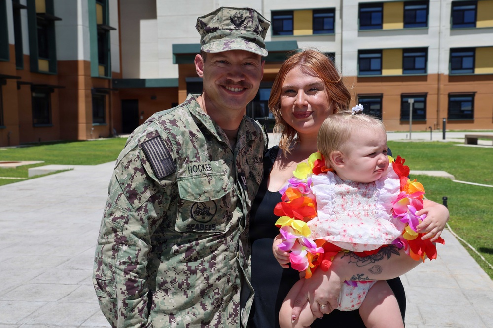 NAVFAC Marianas CME Joshua Hocker promotion to LT