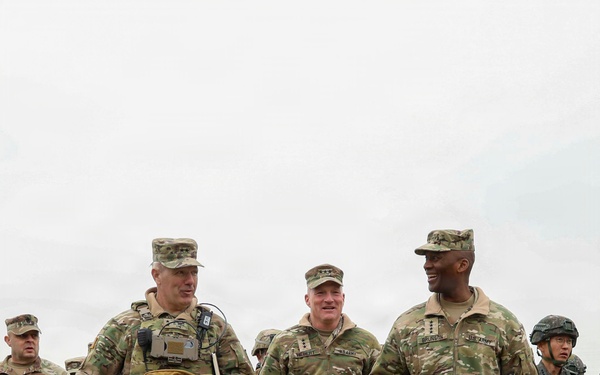 CFC Commander Observes Wet Gap Crossing During Freedom Shield 26