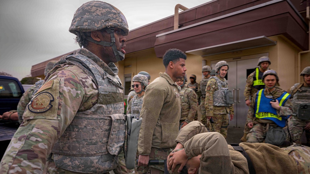 374 MDG responds to simulated mass casualty scenario for BM26