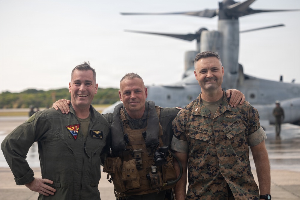Maj. Gen. Annibale makes final flight as commanding general of 1st MAW