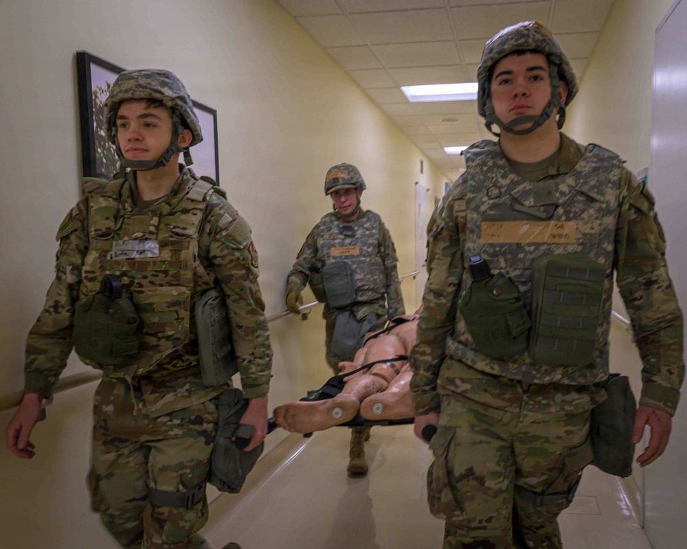 374 MDG responds to simulated mass casualty scenario for BM26