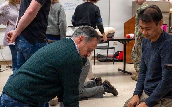 NAVFAC EURAFCENT Participates in CPR Training