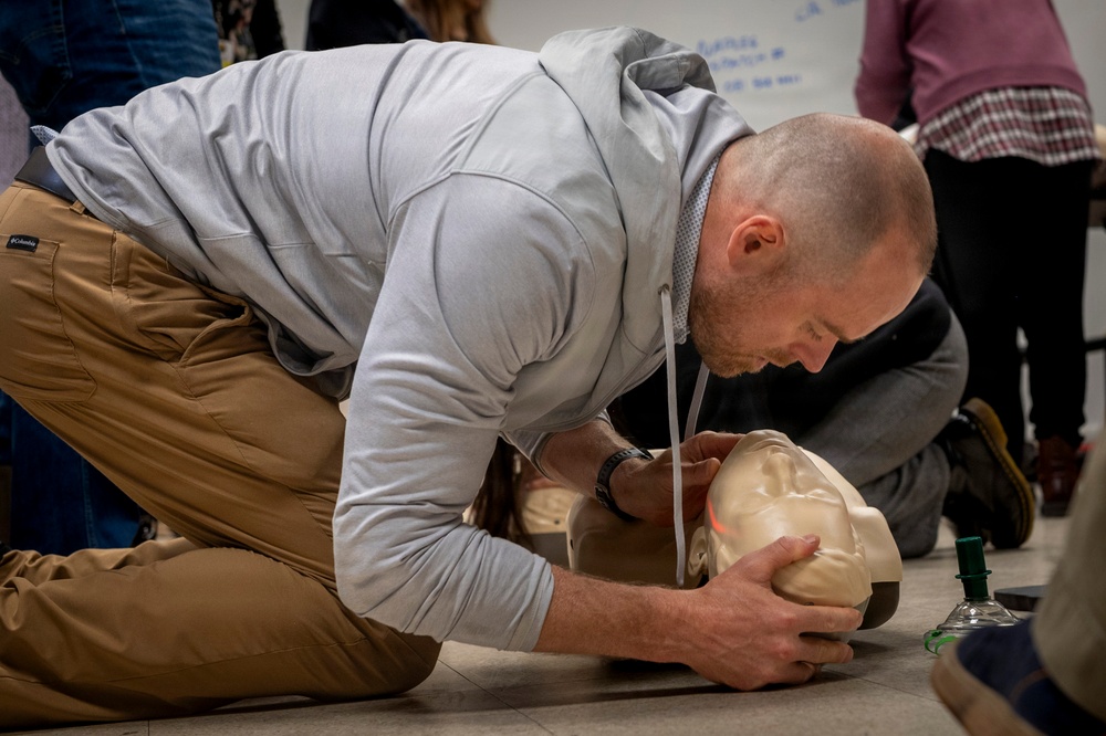 NAVFAC EURAFCENT Participates in CPR Training