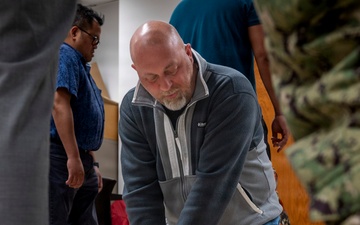 NAVFAC EURAFCENT Participates in CPR Training