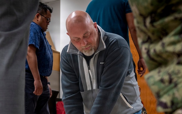 NAVFAC EURAFCENT Participates in CPR Training