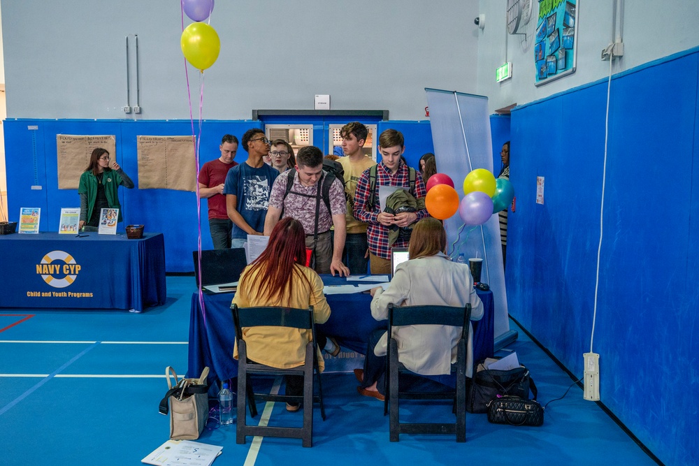 NSA Naples Holds Teen Employment and Volunteer Opportunity Fair