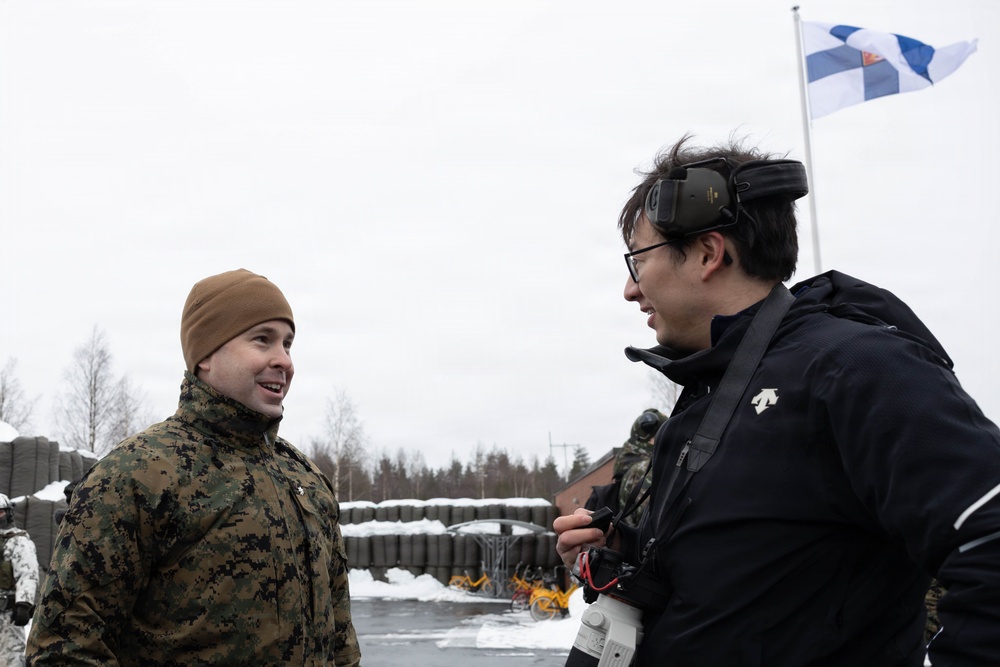 CORE26 | U.S. Marines and Finnish Airmen with the Lapland Air Wing Participate in a Media Day