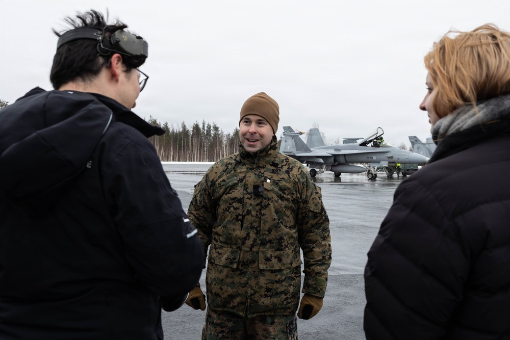 CORE26 | U.S. Marines and Finnish Airmen with the Lapland Air Wing Participate in a Media Day
