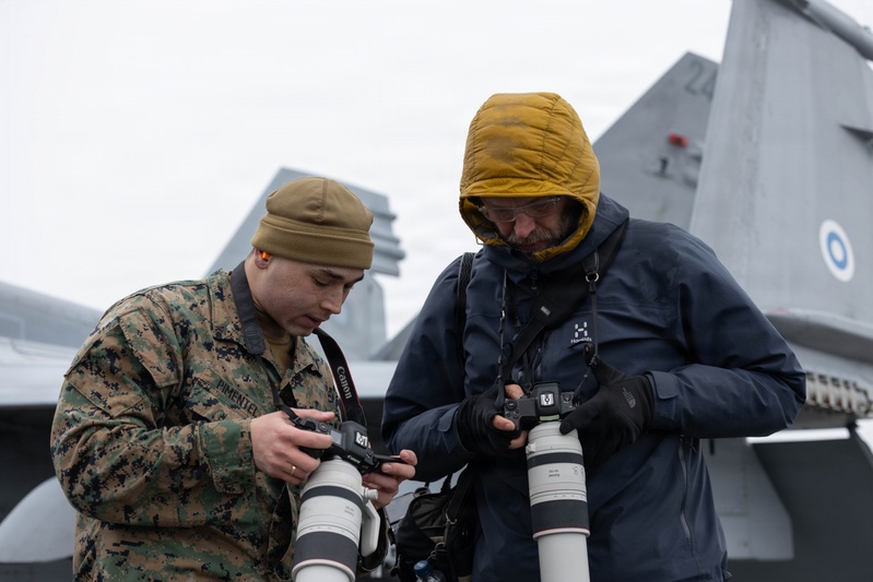 CORE26 | U.S. Marines and Finnish Airmen with the Lapland Air Wing Participate in a Media Day