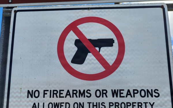 Fort Buchanan Reinforces Longstanding No-Weapons Policy