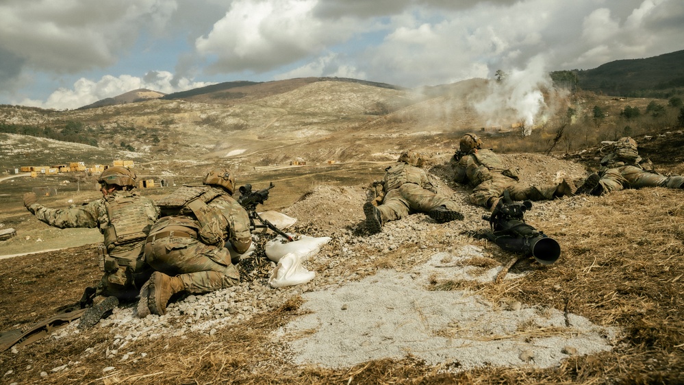 Sky Soldiers Conduct Live Fires in Slovenia